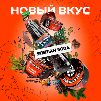 Заказать кальянный табак BlackBurn Siberian Soda (БлэкБерн Байкал) 100г онлайн с доставкой всей России